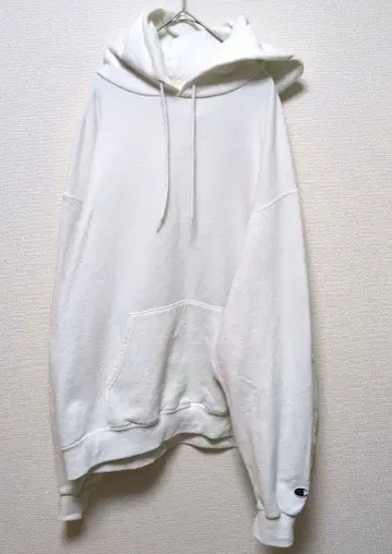 Champion 챔피온 후드티 남성용 XL 화이트 빅 사이즈