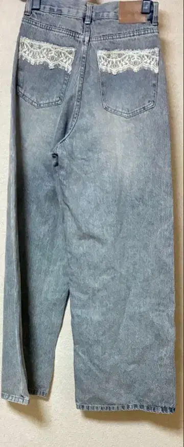 치코 포켓 레이스 와이드 데님 블루 계열 기타