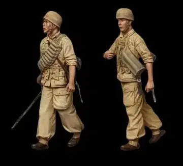 스케일 1/35 독일군 아프리카 군단 보병 5체 레진 키트