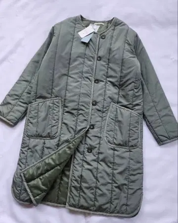 [새상품] cloudnine 클라우드나인 퀼팅 롱 코트 M-L 사이즈