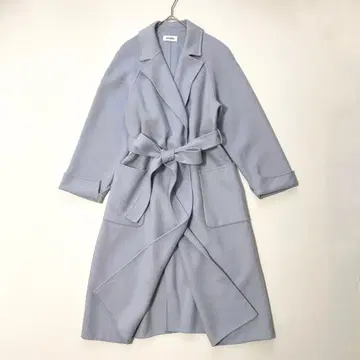 새상품급 SNIDEL 벨티드 리버 코트 더블 페이스 롱 코트