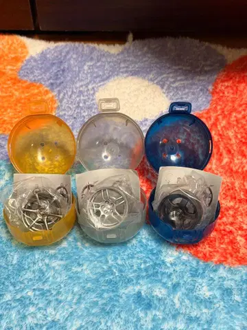 미니어처 휠 캡슐 토이 키링 3개 세트 GTR GT-R