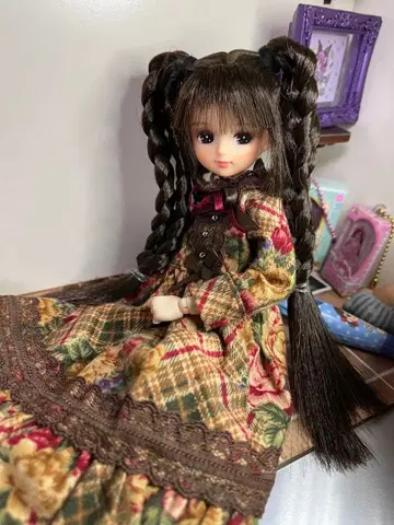 커스텀 인형 리카짱 캐슬 트윈 테일 커스텀 정크 헤드만