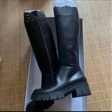 RANDA 롱 부츠 블랙 L 사이즈