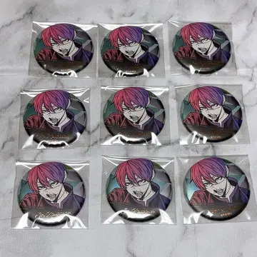 코우고자키 진 복숭아 근원 암귀 메탈릭 캔뱃지 원작 그림