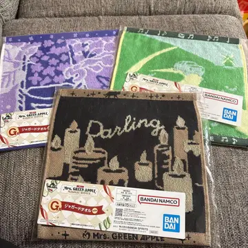 미세스 제일복권 G상 자카드 타월 3개 세트