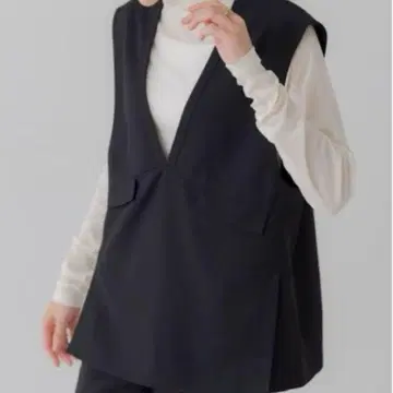 리그림 블랙 V넥 베스트