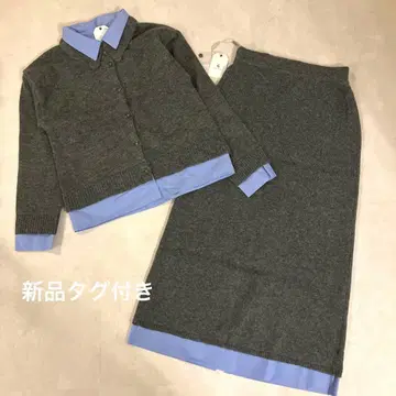 [택 포함 새상품] ECICA 니트 셋업