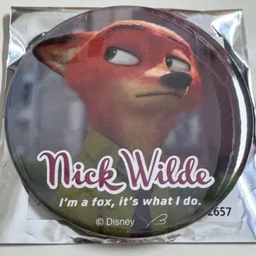 디즈니 주토피아 닉 캔뱃지
