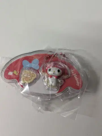 헬로키티 마이멜로디 스트랩 2개 세트