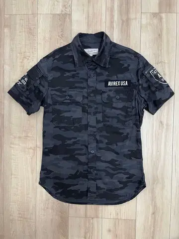 [ AVIREX ] 카모플라쥬 카모플라주 반팔 셔츠 M 사이즈