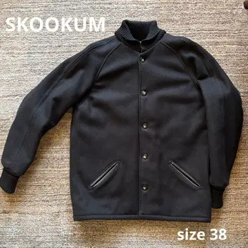 빔즈 별주 스쿠컴 멜톤 파라오 코트 바시티 자켓 38 블랙