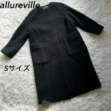 알아바일 노카라 울 롱 코트 S 사이즈 블랙