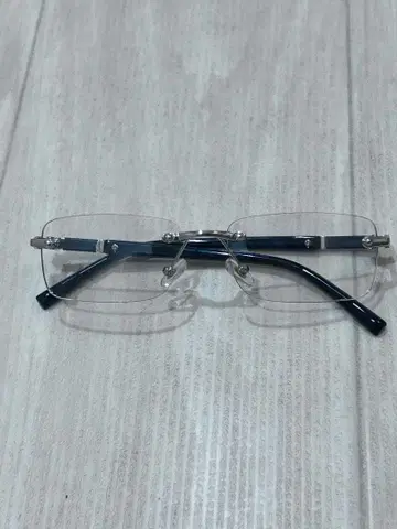 새상품급 메탈 프레임 안경 블랙