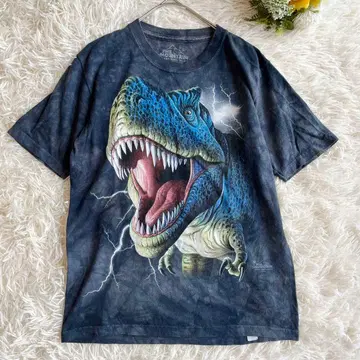 USED USA 더 마운틴 공룡 렉스 티셔츠