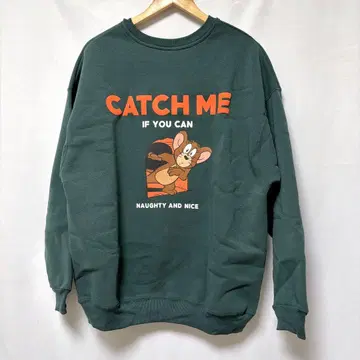 [ 익명 배송 ] TOM and JERRY 트레이닝복 짙은 녹색