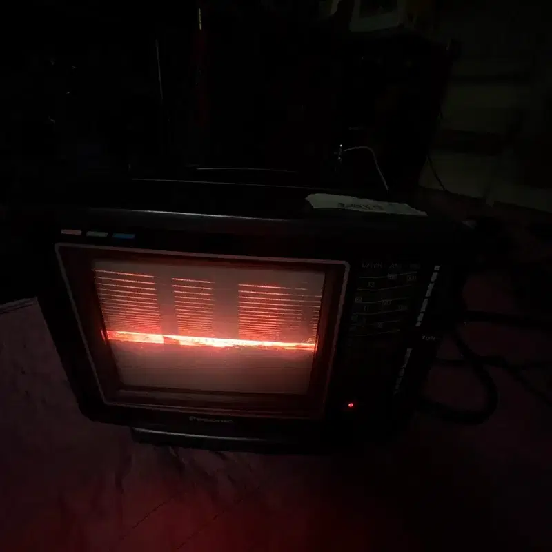 화면불량 미니 5인치 tv