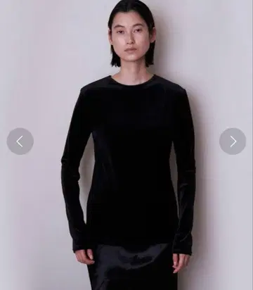 ENOF / 벨루어 탑 여성용 긴팔