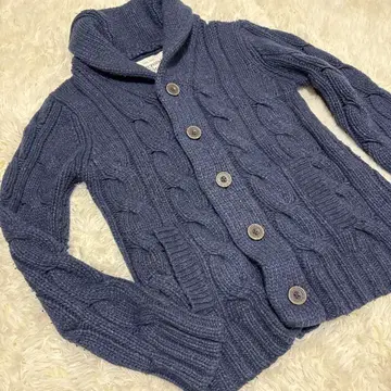 새상품급 아바클로 니트 자켓 네이비 남성용 L