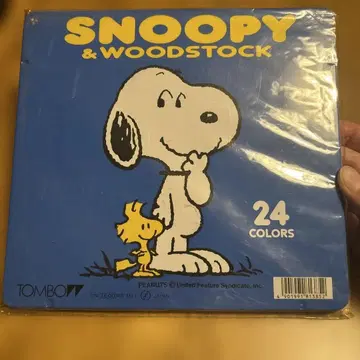 스누피 & 우드스탁 24색 색연필 쇼와 레트로