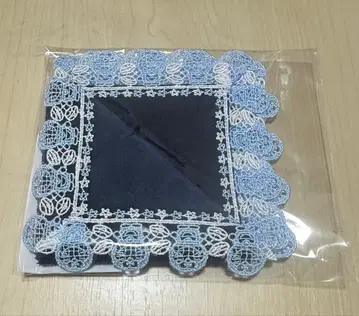 치카자와 레이스 타월 손수건 아이엠 도라에몽 네이비