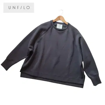 UNFILO 온워드 카시야마 다크 그레이 맨투맨 티셔츠