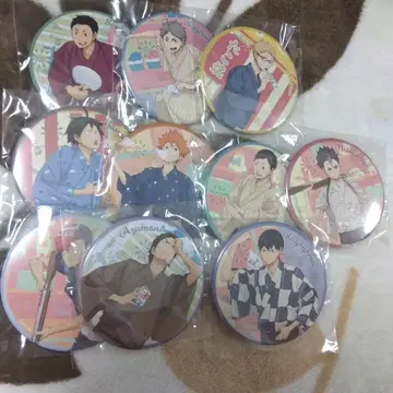 하이큐 BIG 캔뱃지 엔니치 유카타 컴플리트 컴프 츠키시마