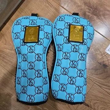 V12 터콰이즈 블루 페어웨이 우드 골프헤드커버 2세트