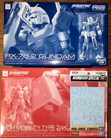 RG 기동동형 자크 팀 몬스트루 rx78-2 건담 팀 브라이트