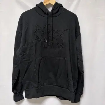 [ 익명 배송 ] TOM and JERRY 후드티 블랙 엠보싱