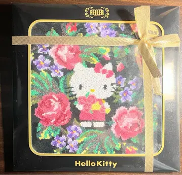 [ 미사용 ] 페이러 x 헬로키티 타월 손수건 FEILER