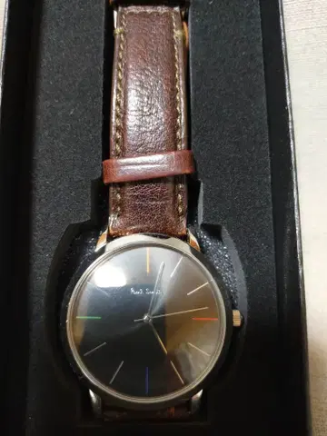 Paul Smith 폴스미스 쿼츠 손목시계 블랙 다이얼 작동품