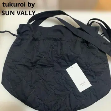 tukuroi by SUN VALLY 새상품 블랙 퀼팅 토트백