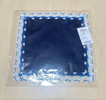 ANA 긴자와 레이스 타월 손수건 네이비