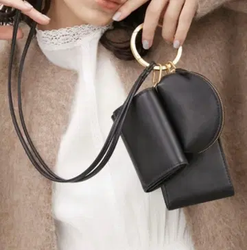 [ 새상품급 ] Mila Owen 트리플 파우치백 다크 브라운