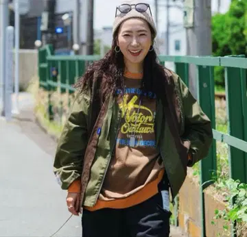 니코앤드 [be with M] 미사요 밀리 리메이크 자켓 카키