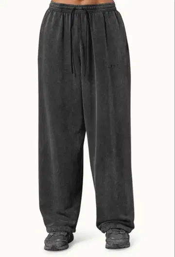 LYFT VINTAGE SWEAT WIDE PANTS - BLACK L