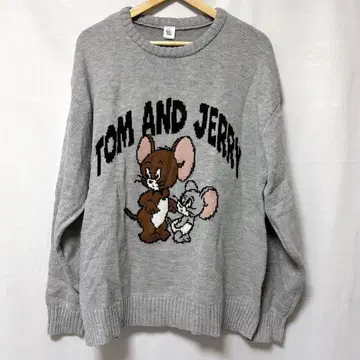 [ 익명 배송 ] TOM and JERRY 니트 그레이