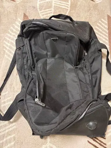 FILIPPINI 블랙 칼리 타입 백팩 90L