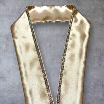 레이어드 카라 다테카라 큐빅 반짝이는 스톤 레이어드 카라