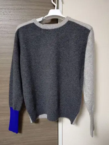 그레이/네이비/블루 긴팔 니트 M