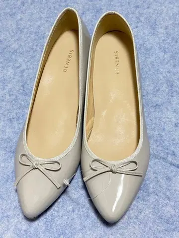 베네비스 라이트 그레이 발레 슈즈 24.5 BENEBIS 로우힐