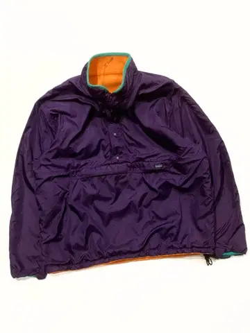 Patagonia 하프 지퍼 나일론 자켓 보라색 오렌지