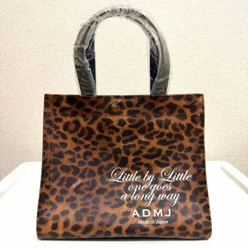 [ 미사용 새상품 ] ADMJ 파워 제트 토트백 레오파드