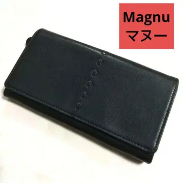 Magnu 마누 가죽 장지갑 블랙