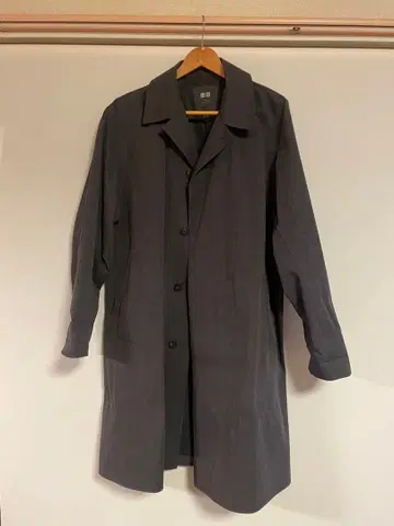 UNIQLO 스텐카라 코트 XL 다크 그레이