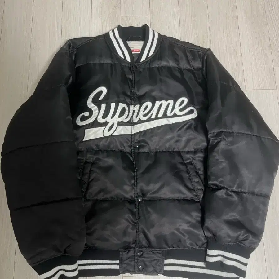 Supreme Crusaders Nylon Varsity M on Bunjang Global Site.