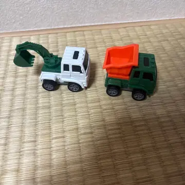 굴착기와 덤프트럭 미니카 세트