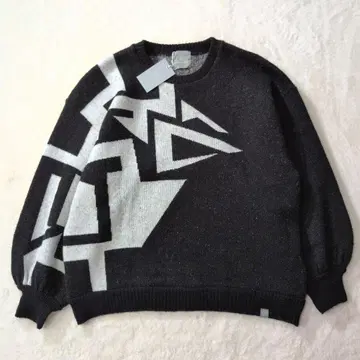 [새상품] ANGENEHM 앙게네임 니트 풀오버 M 블랙