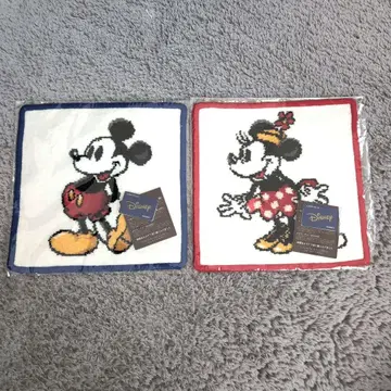 미사용 새상품 디즈니 셔닐 직조 손수건